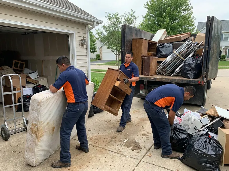 Basement Cleanout in Schaumburg, IL